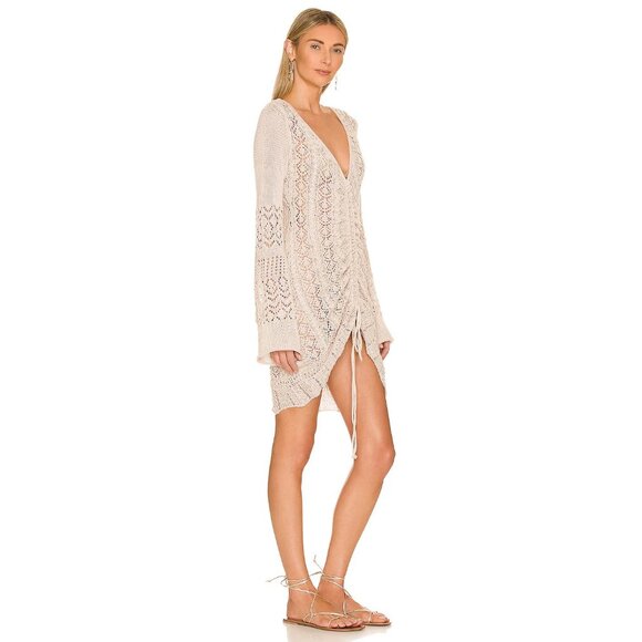 Elegant Cream Lace Dress - Picture 2 of 3